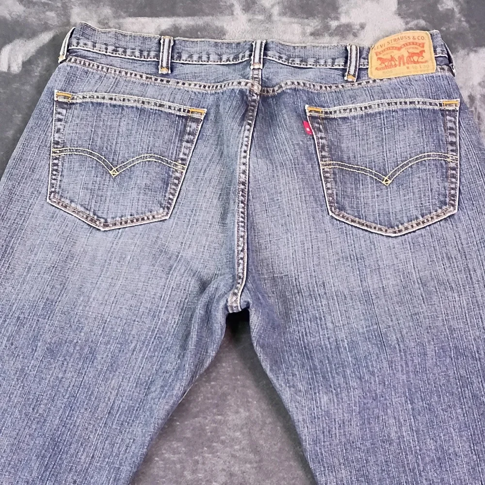 Levis‎ 505 Regular Fit Jeans Mens 40x30 Blue Denim Straight Leg Rare Tag